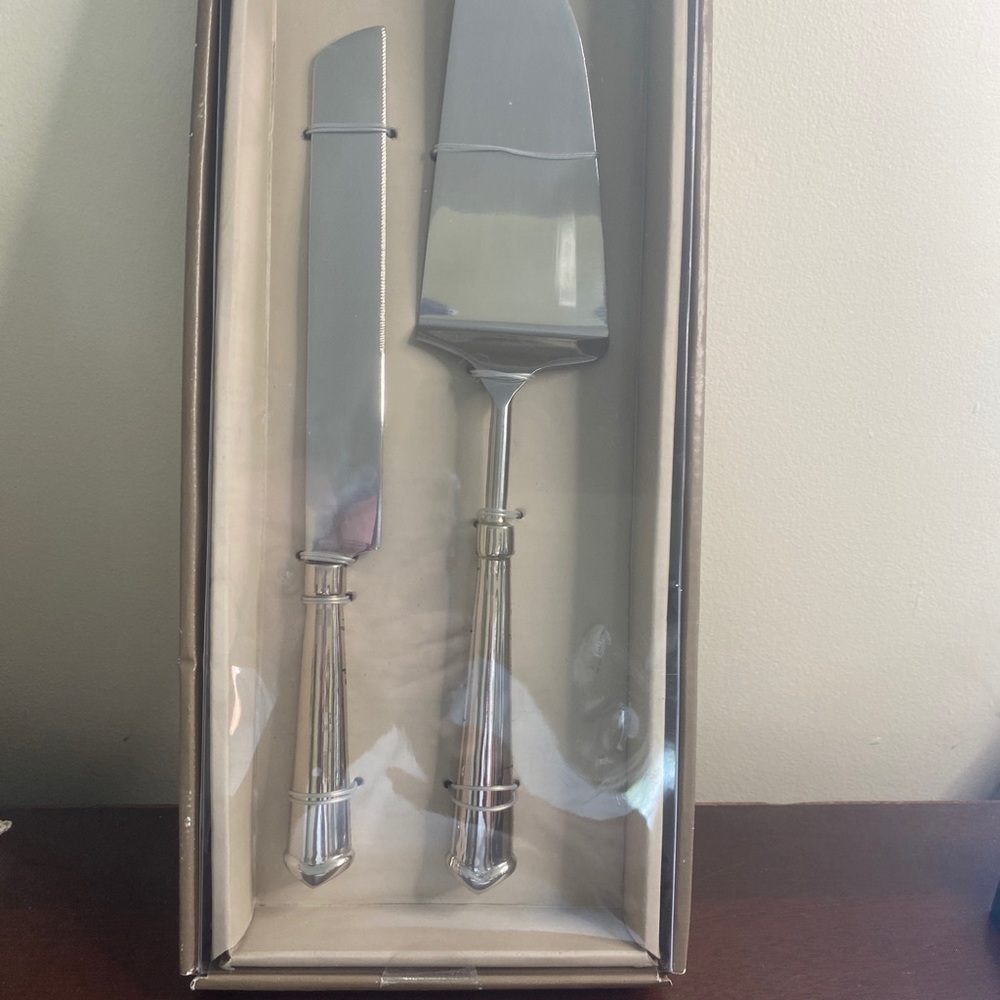Pier 1 Imports Wedding Cake/Dessert Serving Set Serveware NEW NIB